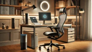 Meilleurs accessoires High-Tech pour le télétravail à domicile Équipements ergonomiques pour améliorer le télétravail Comment optimiser son bureau pour le télétravail Matériel High-Tech indispensable pour travailler chez soi Guide des technologies pour un télétravail efficace Accessoires connectés pour un bureau à domicile productif Conseils pour aménager un espace de télétravail High-Tech Outils technologiques pour augmenter la productivité en télétravail Astuces pour un environnement de télétravail confortable et connecté